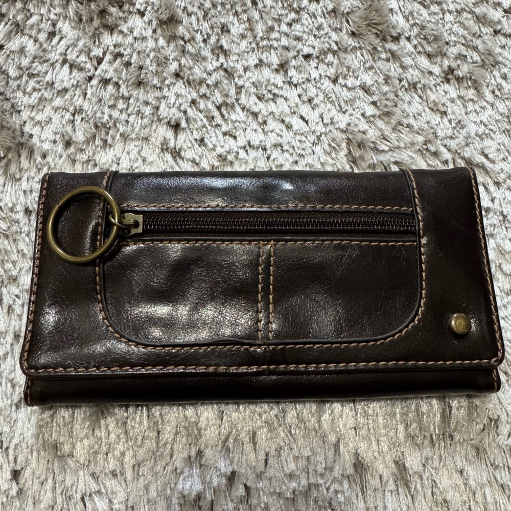 Aldo Dark Brown Leather Wallet